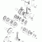 Formula Deluxe 600/700 Коленвал и поршни