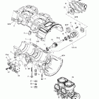 Grand Touring 600 Картер , водяной и масляный насос
