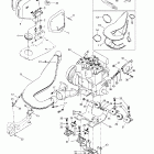 MX Z X 440 LC Крепление двигателя и глушитель