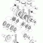 Mach 1 R Коленчатый вал и поршень (699)