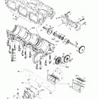 Grand Touring 700 Картер, пластинчатый клапан, водяной насос (809)