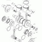 Skandic Wide Track Коленчатый вал и поршни (503)