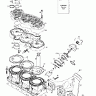 Grand Touring 700 Цилиндр, выпускной коллектор (809)