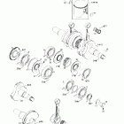 MX Z 700 Коленвал и поршни - 2