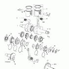 Grand Touring 500/583 Коленчатый вал и поршень (583)