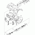 Grand Touring 500/583 Картер, пластинчатый клапан, водяной насоси (583)