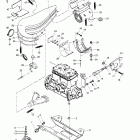 Grand Touring 500/583 Крепление двигателя и глушитель (583)