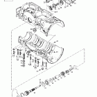 Formula Z 500/583/670 01- crankcase, rotary valve, water pump (494, 670)