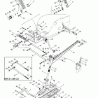 MX Z 600 Передняя подвеска и лыжи