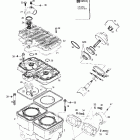 Formula Deluxe 500 LC/583/670 Цилиндр, выпускной коллектор (494)