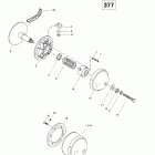 Formula Deluxe 380/500 05- drive pulley (377)