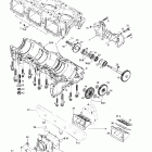 Formula III 600/700/800 Картер, пластинчатый клапан, водяной насос (809)