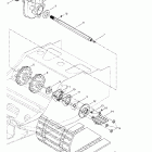 Skandic 380/500 Привод трака и трак