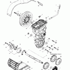 Skandic Super Wide Track 05- drive axle, track and belt guard