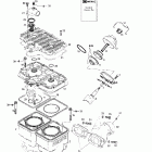 Skandic Super Wide Track Цилиндр, выпускной коллектор (494)