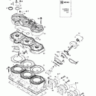 Formula III 600/700/800 01- cylinder, exhaust manifold (599)