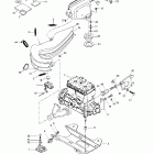 Summit 500/X 670 01- engine support and muffler (670)