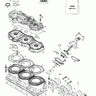 Mach 1 Цилиндр, выпускной коллектор (699)