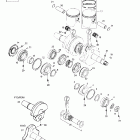 Formula Z 500/583/670 01- crankshaft and pistons (494, 670)