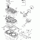 Grand Touring 500/583 Цилиндр, выпускной коллектор (494)