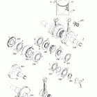 Suumit 700 Коленвал и поршни