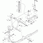 Skandic 380/500 Передний рычаг задней подвески