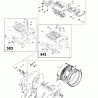 Touring E 01- cooling system  fan (443, 503)