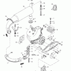 Tundra Крепление двигателя и глушитель