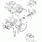Summit 600 Картер , водяной и масляный насос