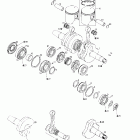 MX Z X 400 LC Коленвал и поршни