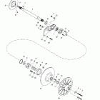 Grand Touring 700 Ведомый шкив