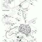 Grand Touring 700 Опора двигателя и глушитель (Grand touring SE)