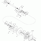 Formula III 600 R/700 R Ведомый шкив