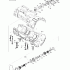Grand Touring 500/583 Картер, пластинчатый клапан, водяной насоси (583)