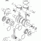 Skandic 380/500 Коленчатый вал и поршни (503)