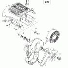 Skandic 380/500 01- cooling system  fan (377)