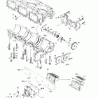 Mach Z LT R Картер ,мощностной клапан и водяной насос