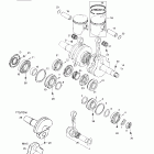MX Z 500/583/670 Коленчатый вал и поршень (494)