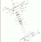 FXST 1BVJ SOFTAIL STANDARD (2022) FORK BRACKETS, FRONT - FXBBS, FXST