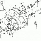 TRX200 Крышка картера правая
