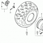 TRX200 Заднее колесо