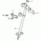 TRX200 Рулевой вал