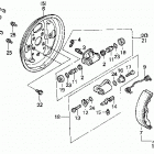 TRX200 Передний тормоз