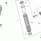 TRX200 Передняя вилка