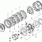 TRX200 Сцепление