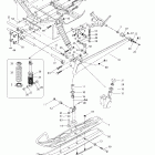 MX Z 440 LC 07- front suspension and ski (mx z 440 lc)