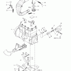 MX Z 440 LC Крепление двигателя и глушитель