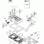 Formula 583 Цилиндр, выпускной коллектор  (583)