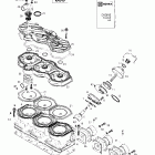 Grand Touring SE Цилиндр, выпускной коллектор (699)