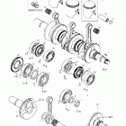 Mach Z LT 01- crankshaft and pistons (699, 809)